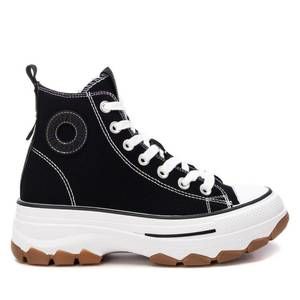NEW XTI women's sneaker booties in black